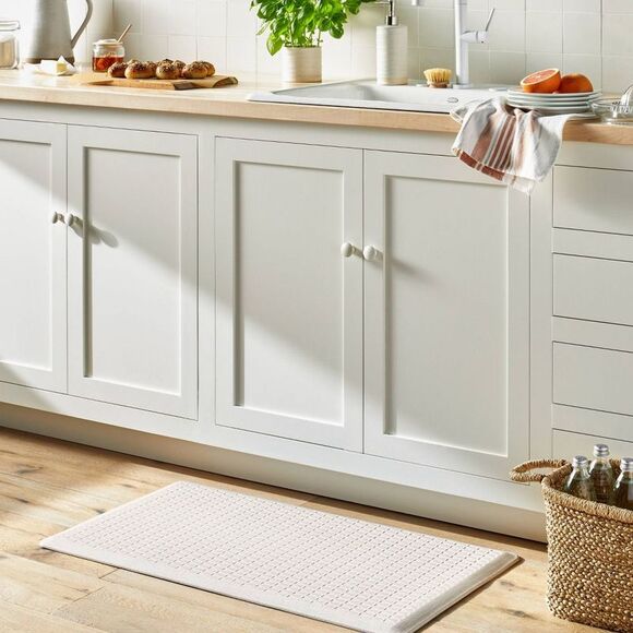 Open Box - Figmint - 20" x 36" Elite Thick Comfort Mat Elite Cream - Fi Cream - Picture 2 of 4